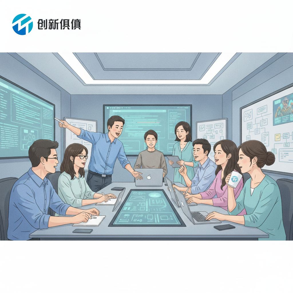 团队研发会议现场